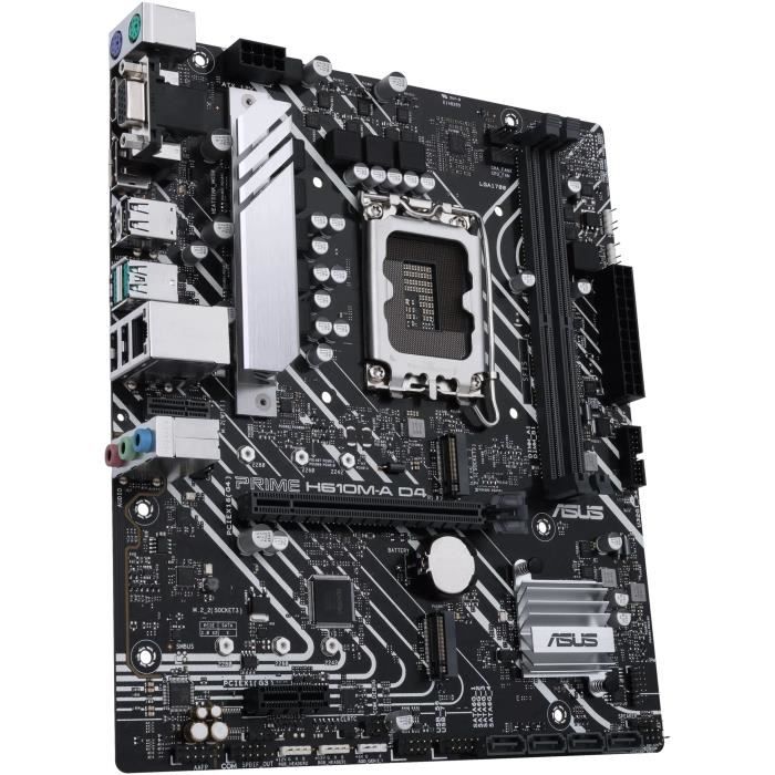 Carte mere - ASUS - PRIME H610M-A D4-CSM - Intel H610 LGA 1700 micro ATX