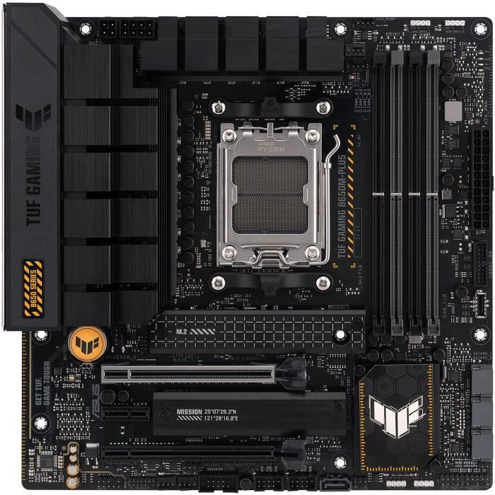 Carte mere - ASUS - TUF GAMING B650M-PLUS - AMD B650 - Emplacement AM5 micro ATX