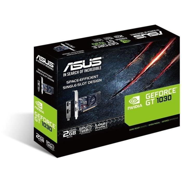 Carte graphique - ASUS - GT1030-2G-BRK NVIDIA GeForce GT 1030 2 Go GDDR5