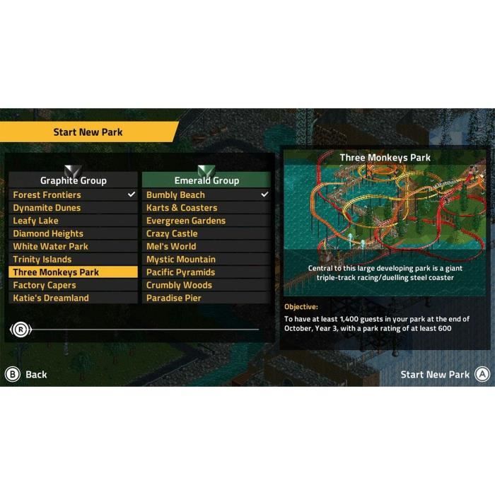 RollerCoaster Tycoon Classic - Jeu Nintendo Switch