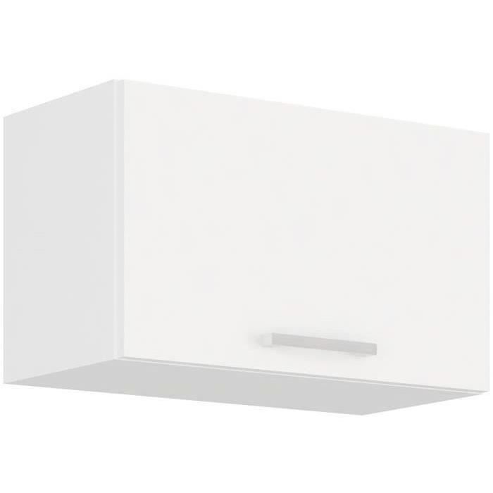 ATLAS Meuble hotte - Décor blanc - L60 x P31 x H72 cm