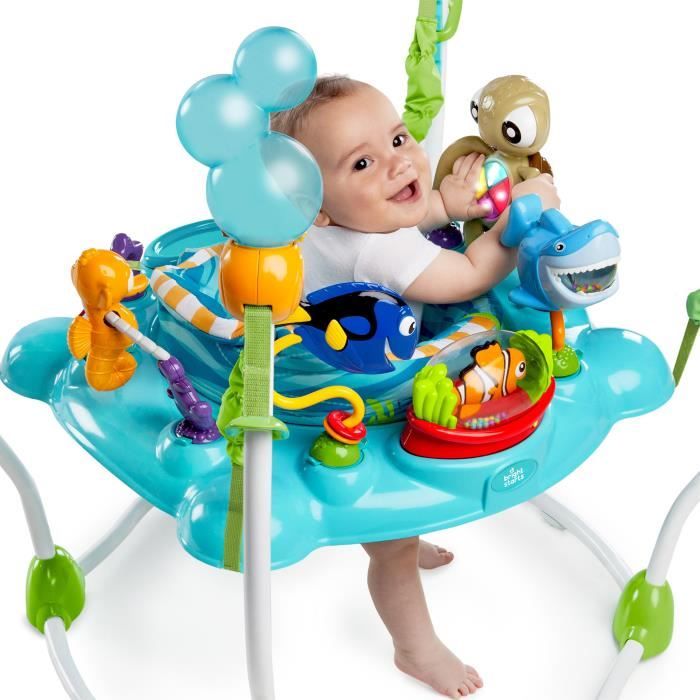 DISNEY BABY -NEMO- Aire d'éveil bébé multi-jouets, cadeau bébé, pivotant a 360° 13 jeux interactives Disney