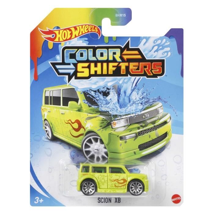 HOT WHEELS Véhicule Color Shifter, modele aléatoire, Change de couleur avec l'eau - Petite Voiture - 3 ans et + - Hot Wheels