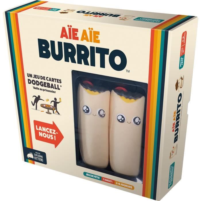 Jeu de sociÈtÈ - ASMODEE - Aie Aie Burrito (Edition 2022) - Ambiance - 3 a 6 joueurs