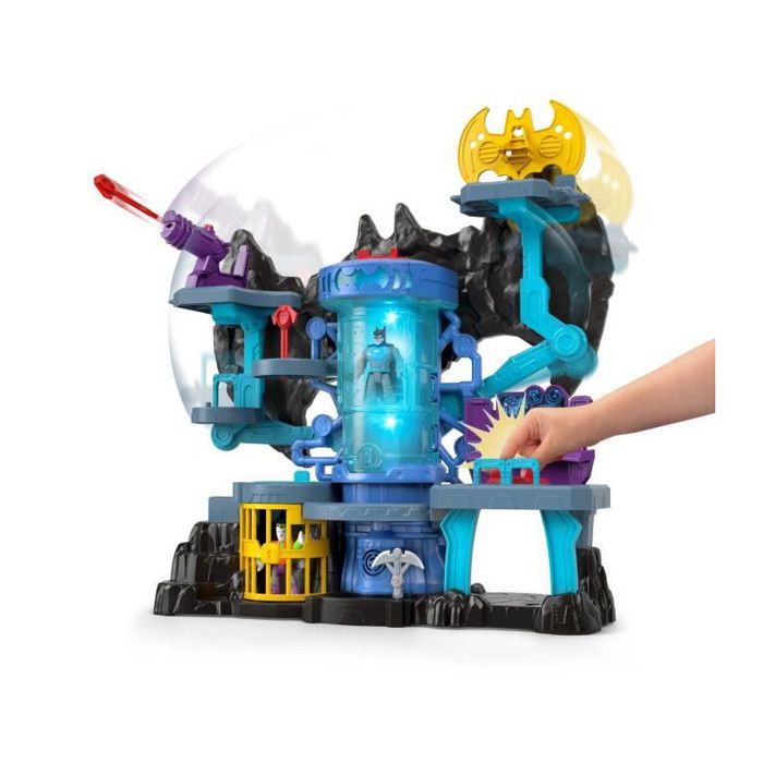 Jouet pour enfant - Fisher-Price - Batcave Bat-Tech Imaginext - Sons et lumieres - Licence Batman