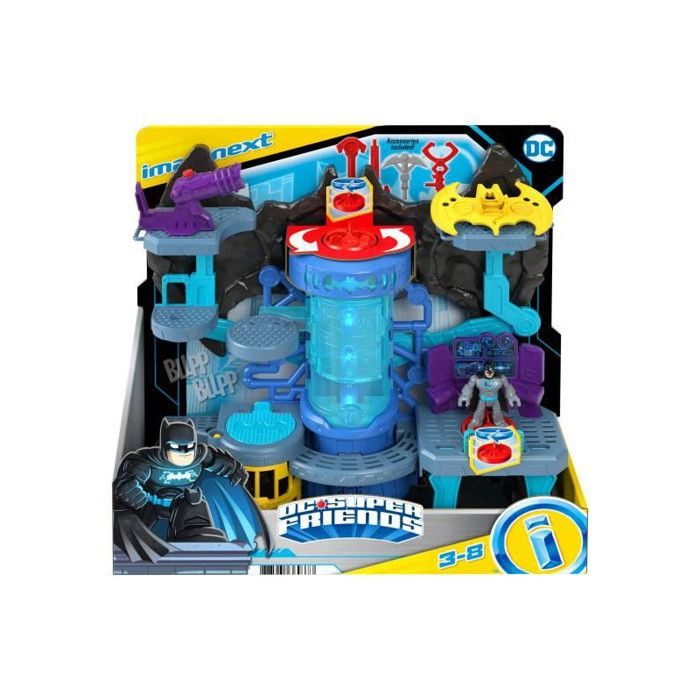 Jouet pour enfant - Fisher-Price - Batcave Bat-Tech Imaginext - Sons et lumieres - Licence Batman