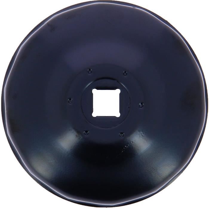 Cloche Filtre a Huile, 76 mm, 14 pans - PRECISION STEEL - A utiliser avec un cliquet de 3/8 - pour filtres a huile type Mann
