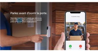 Kit sonnette vidéo connectée Ezviz DB2 Pro (Blanc)