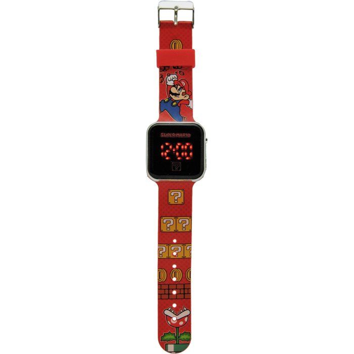 Montre LED - KIDS LICENSING - Super Mario - Des 4 ans - Rouge