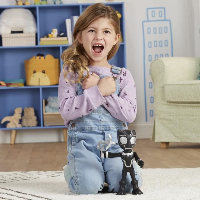 Spidey Figurine Black Panther 22.5 cm, Jouet de Super-héros préscolaire, Spidey et Ses Amis Extraordinaires, des 3 ans