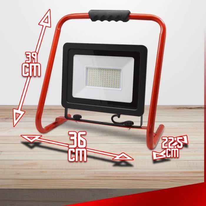 Projecteur Led - I-Watts - I-SPB100W-9000SMD - 100 W - 9000 lumens