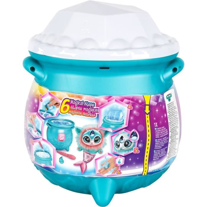 Jeu Magique - MAGIC MIXIES - Chaudron Magie des ElÈments EAU - CrÈe ton Mixie avec Poudre PÈtillante et Cristal Magique