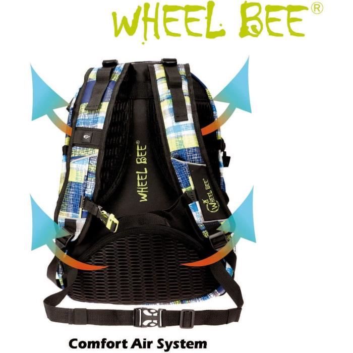 Sac a dos - SCHILDKRÖT - Wheel Bee Generation Z - Lumiere LED - Port USB - Compartiments antivol