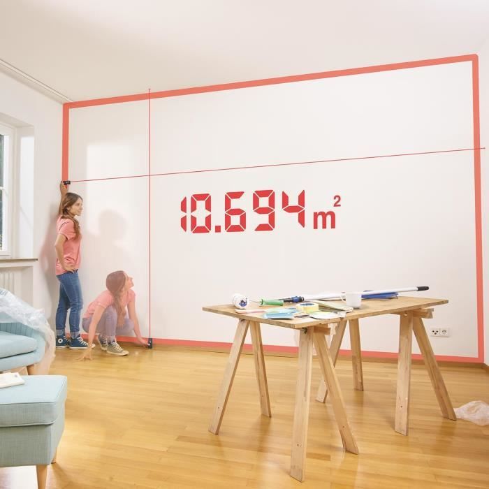 Bosch Télémetre laser Zamo - Précision 3 mm - Portée 25 m - Rechargeable USB
