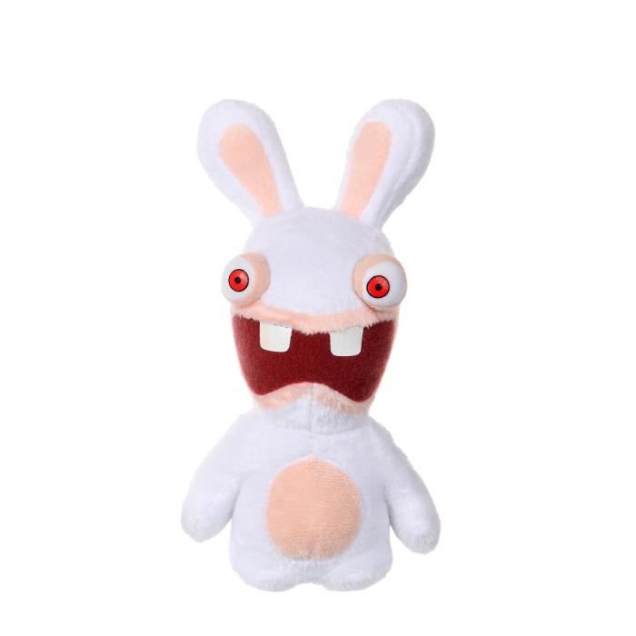 Peluche Lapins Crétins Bean - GIPSY TOYS - Bouche Ouverte, 18 cm