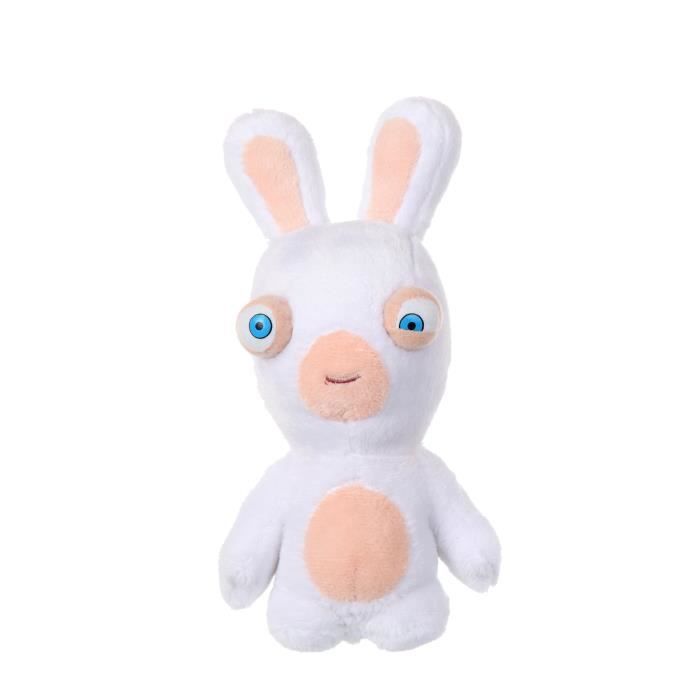 Peluche Lapins Crétins Bean - GIPSY TOYS - Bouche Fermée, 18 cm