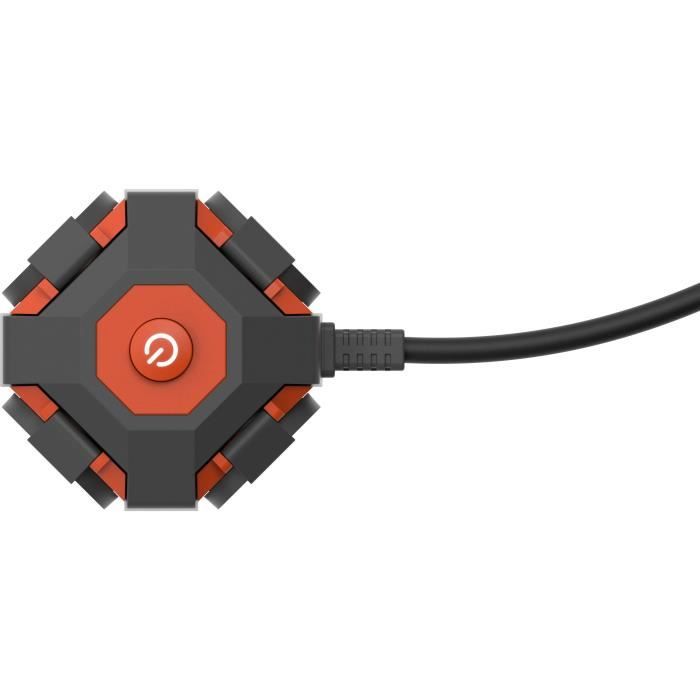 Power Globe - QUARX - IP44 - 4 prises, interrupteur, câble 3m