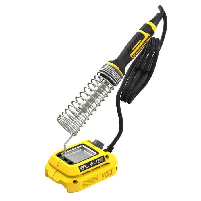 Fer a souder sans fil - Stanley Fatmax - SFMCE040B-XJ - 18V - 204°C a 484°C - Sans batterie