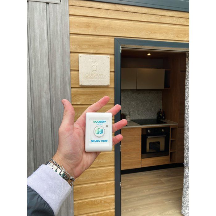 Alarme connectée - SQUIDD - Home 2eme génération - Sans Wi-Fi ni réseau cellulaire - Sirene 105 dB - Gestion smartphone