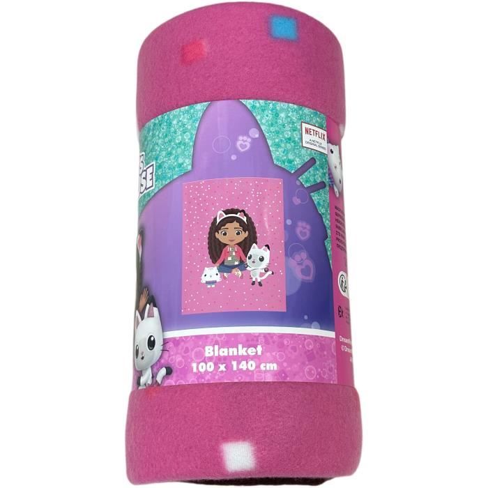 Plaid - GABBY ET LA MAISON MAGIQUE - 100 x 140 cm