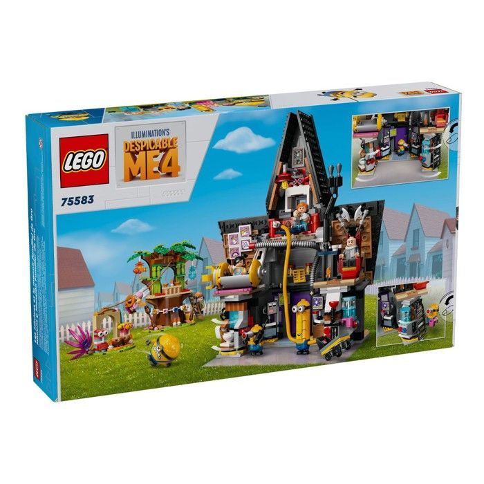 Jouet a construire - LEGO - Moi, Moche et Méchant 4 - Manoir familial - 868 pieces - 6 minifigurines