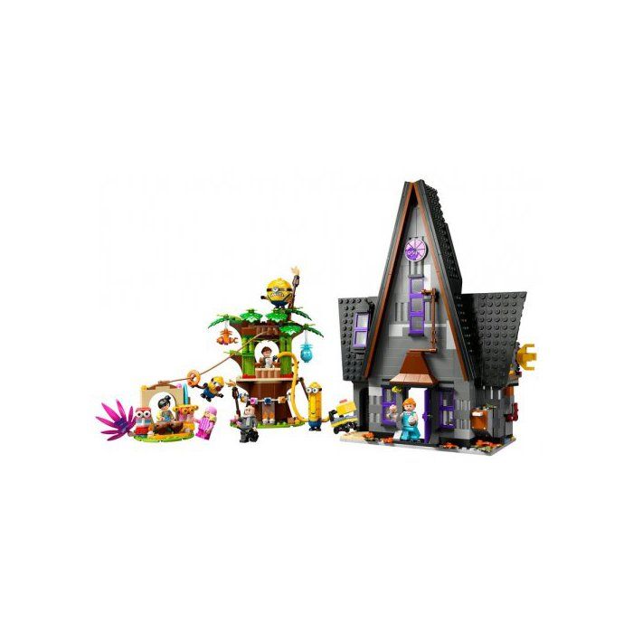 Jouet a construire - LEGO - Moi, Moche et Méchant 4 - Manoir familial - 868 pieces - 6 minifigurines