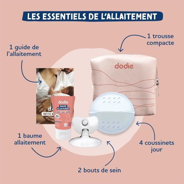 Trousse d'allaitement maternité - DODIE - Terracotta