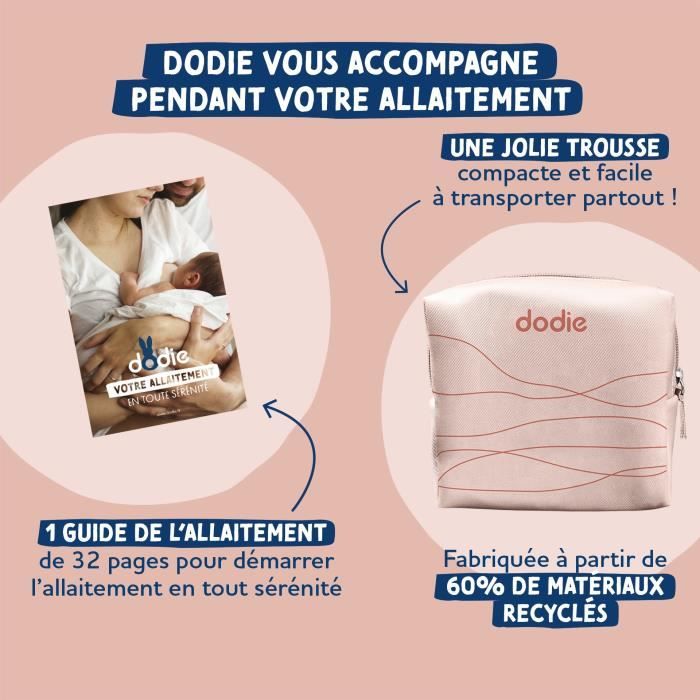 Trousse d'allaitement maternité - DODIE - Terracotta