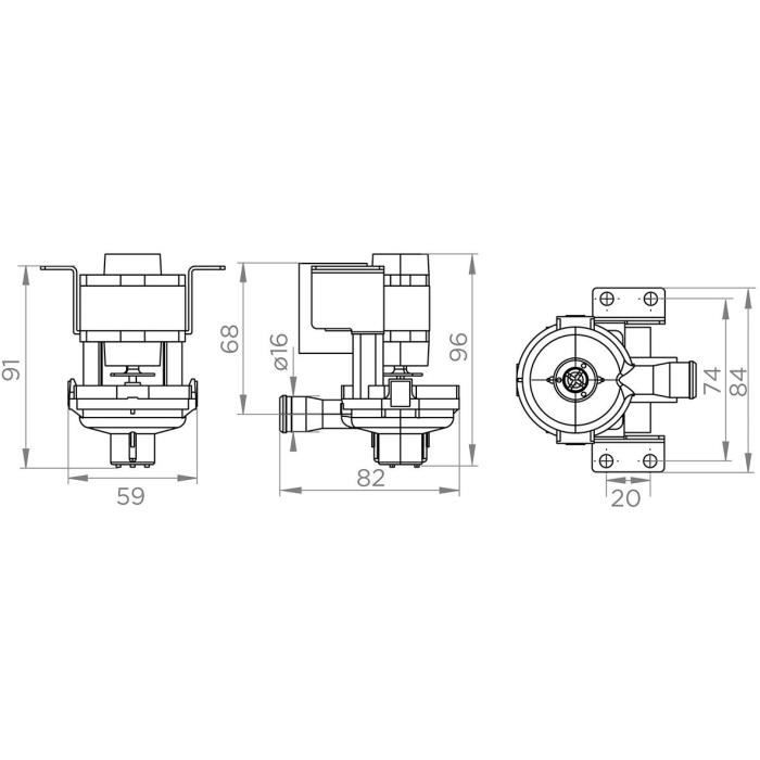 Pompe de relevage de condensats - SFA - Sanicondens Clim Cassette - 120 L/H