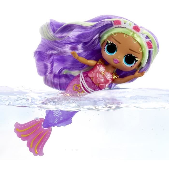 L.O.L. Surprise! Tweens - Sirene Cléo - Poupée avec queue de sirene qui change de couleur, Nageoire mobile, Accessoires - 4 ans
