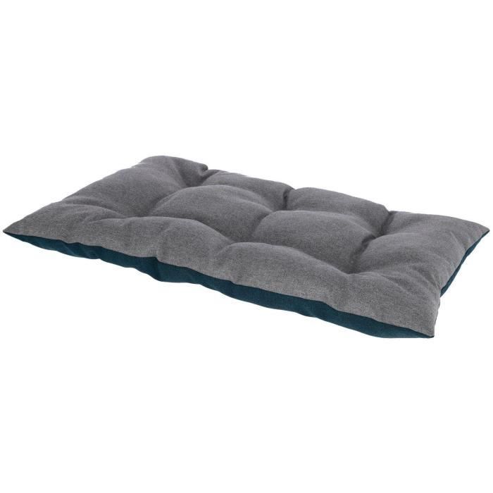 KERBL - Matelas de sol réversible S - 45 x 70 cm - Coussin ELY - Gris/petrol