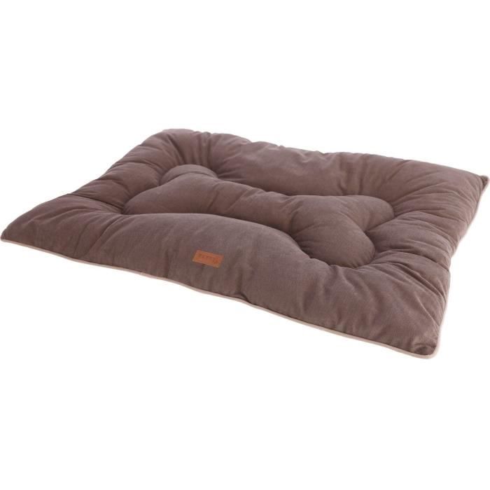 KERBL - Matelas de sol tissu M - 80 x 60 cm - Coussin - BENNO - Marron