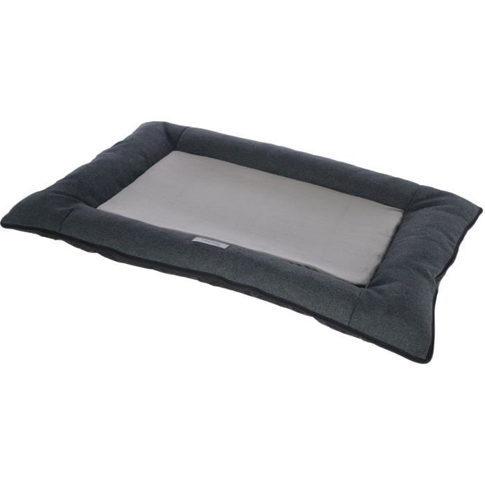 KERBL - Matelas mémoire de forme XL -100 x 70 x 9 cm - Coussin PLATIN ORTHO - Gris -