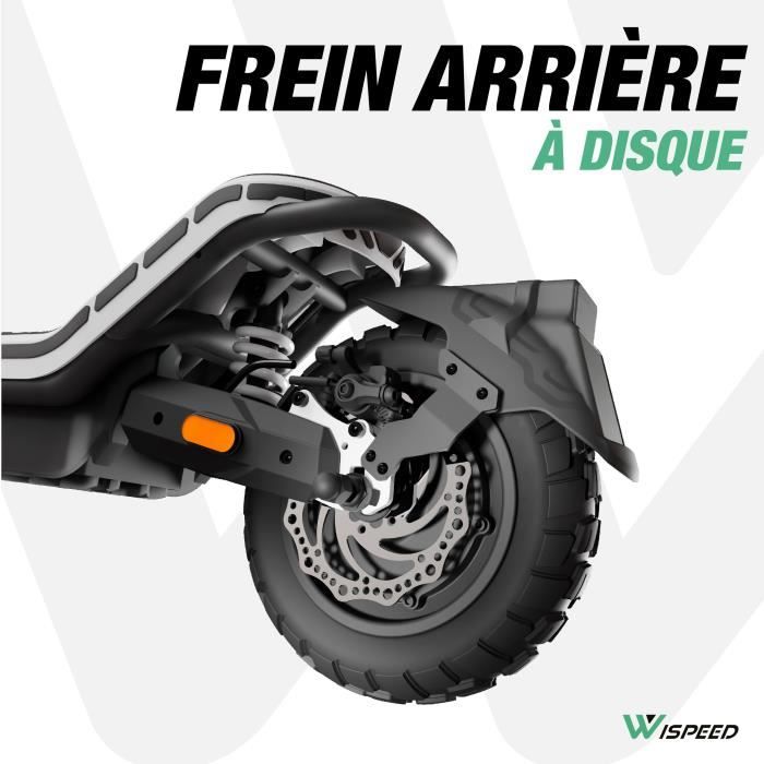 Trottinette électrique - WISPEED - SUVPILOT 480 - 900 W max - 10'' - 18Ah 48 V