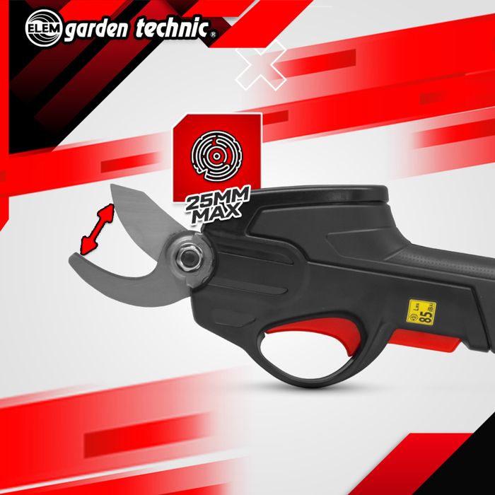 Sécateur rechargeable - ELEM - CS7.2VLI-24I - 7.2V lithium