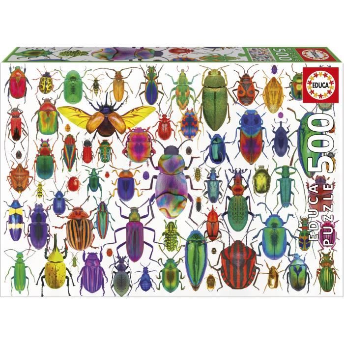 Puzzle - EDUCA - Scarabées - 500 pieces