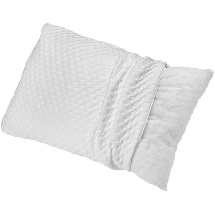 TOISON D'OR - Oreiller Confort Souple Blanc - 60 x 60 cm