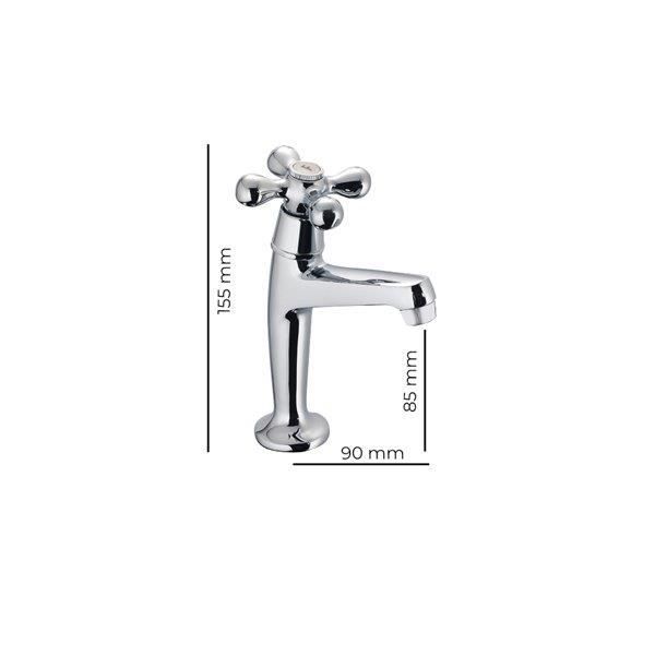 Mitigeur lavabo infrarouge - EDOUARD ROUSSEAU - NUUK - Chromé