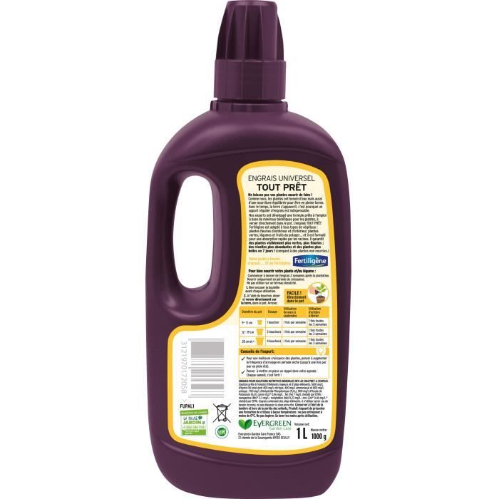 FERTILIGENE Engrais Universel Tout pret - 1 L