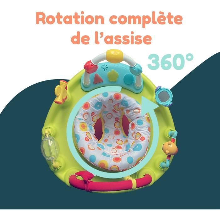 Base d'activités - BAMBISOL - 3 hauteurs d'assise - Activités ludiques - Multicouleurs
