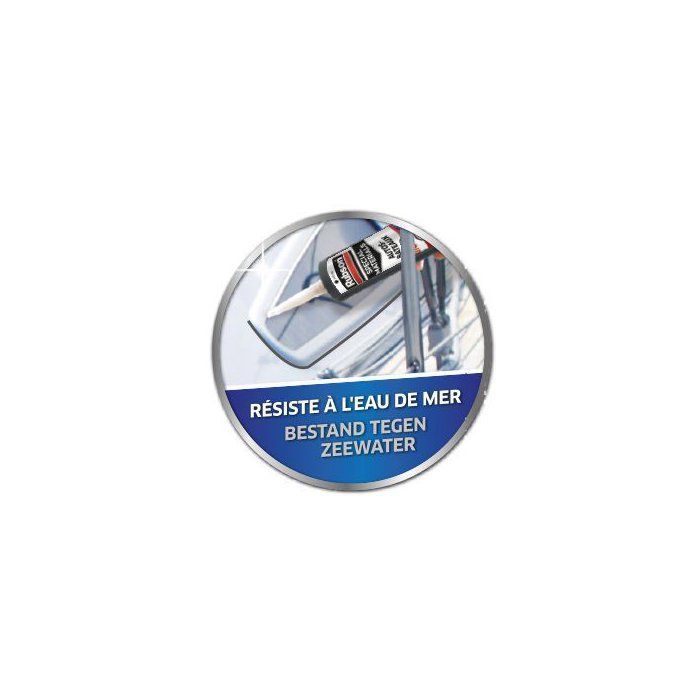 Mastic - RUBSON - Special Materials Auto-Bateaux - Noir - Cartouche de 280ml