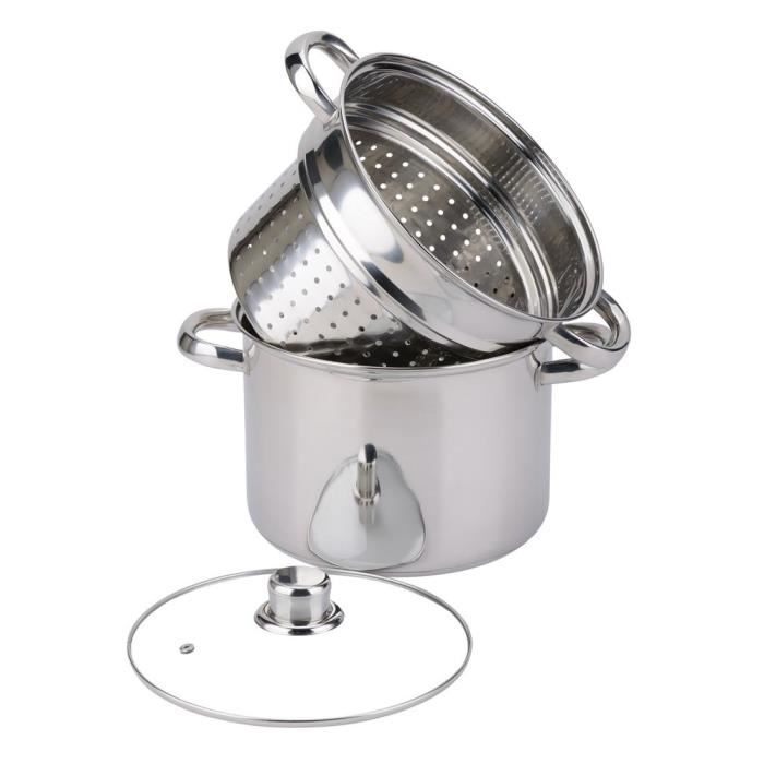 BAUMALU Cuiseur a pâtes inox - 20 cm