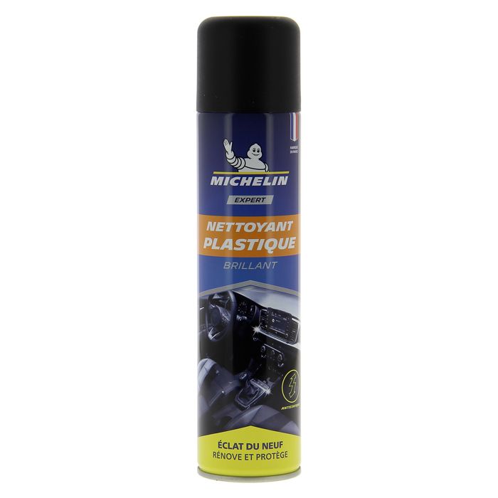 Nettoyant lustrant tableau de bord Brillant 400ml - MICHELIN - Gamme EXPERT - plastiques intérieurs brillants et satinés