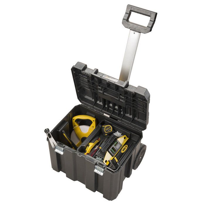 Coffre mobile STANLEY Grand volume avec manche télescopique - FMST1-75753