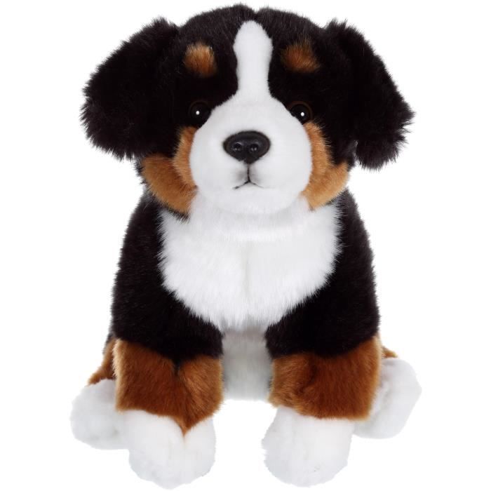 Peluche Chien Bouvier Bernois - GIPSY TOYS - Assis, 25 cm