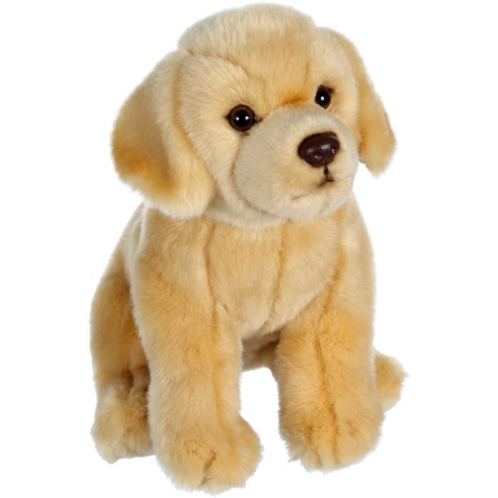 Peluche Chien Labrador Beige - GIPSY TOYS - Assis, 25 cm