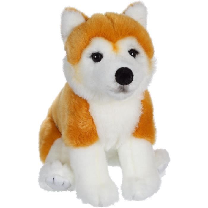 Peluche Chien Shiba - GIPSY TOYS - Assis, 25 cm