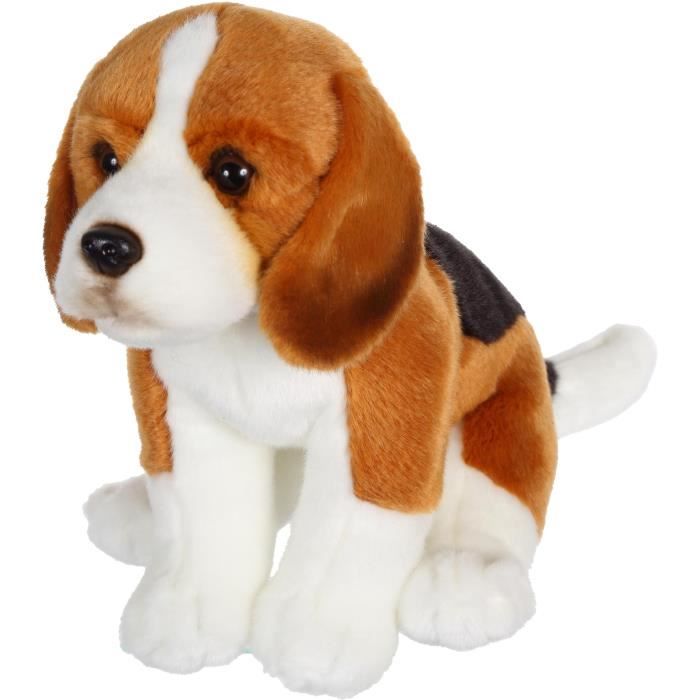 Peluche Chien Beagle - GIPSY TOYS - Assis, 25 cm