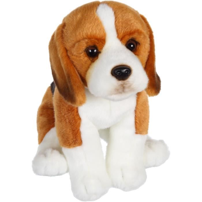 Peluche Chien Beagle - GIPSY TOYS - Assis, 25 cm