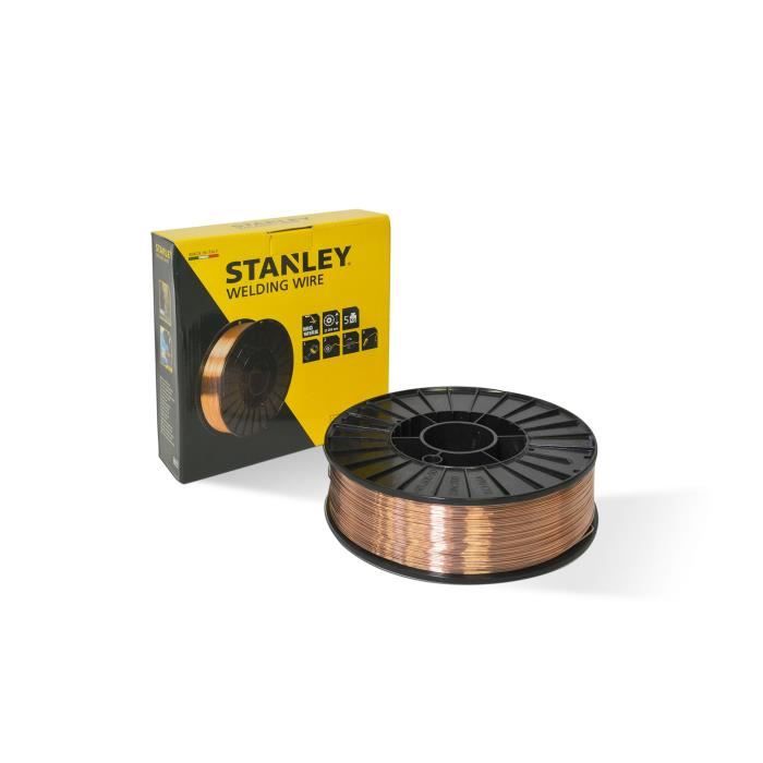 STANLEY 460628 Bobine fil acier pour soudure MIG/MAG sans gaz - Ř 0,9 mm - 0,9 kg
